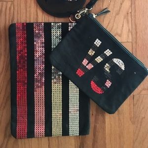 NWT Victoria secrets cosmetic bag set